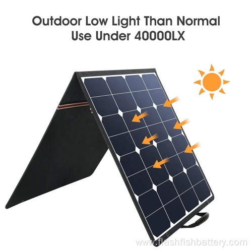 100W 18V Portable Solar Panel Foldable Solar Charger
